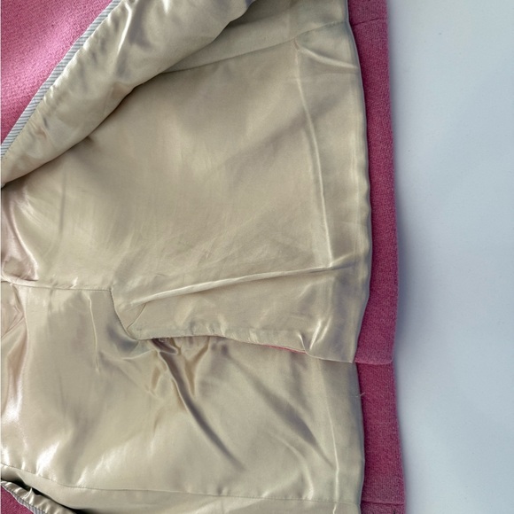 J. Crew Stadium Cloth by Nello Gori Pink Peacoat - Picture 8 of 9